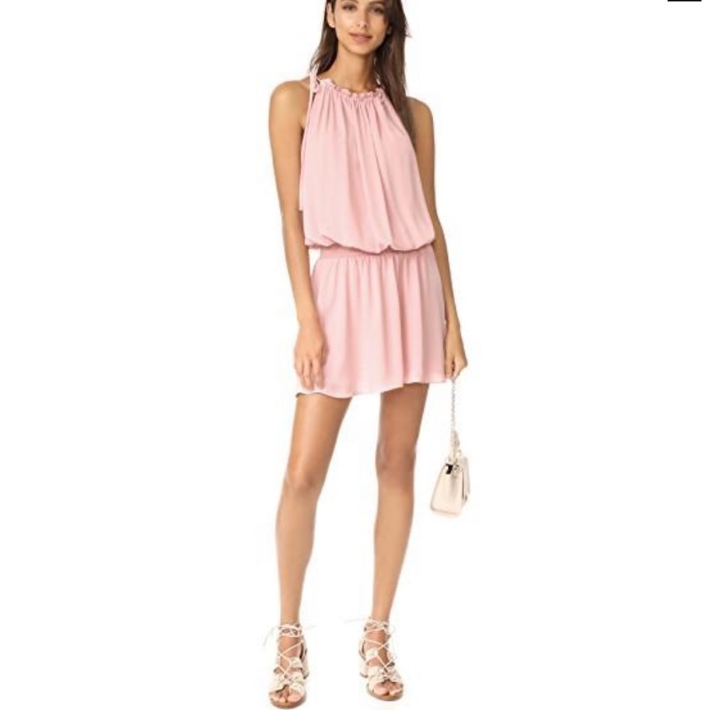 Amanda Uprichard EMLYN DRESS IN DUSTY ROSE